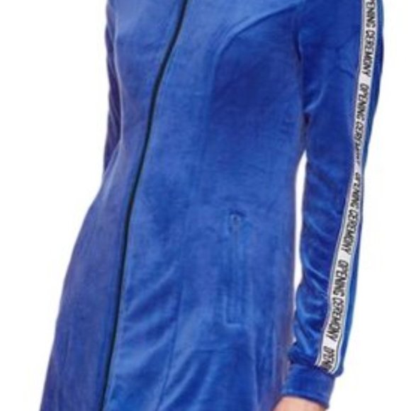 Opening Ceremony Blue Velour Track Dress - Picture 2 of 3